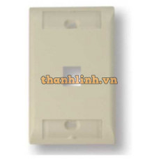 1-Port Faceplate Kit COMMSCOPE/AMP (0-0272352-1)